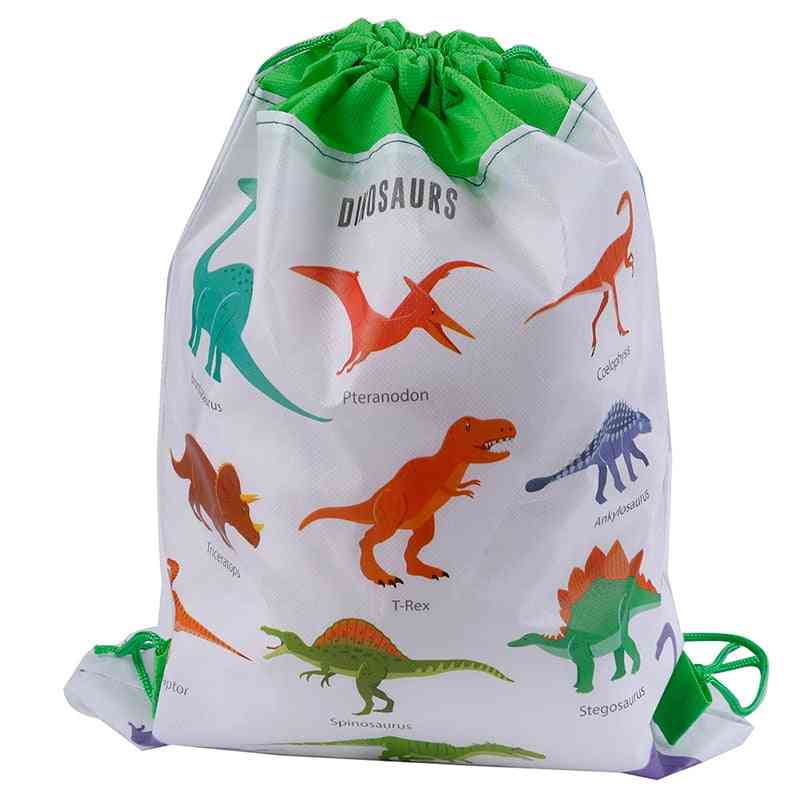 Cartoon Dinosaur Drawstring Bag