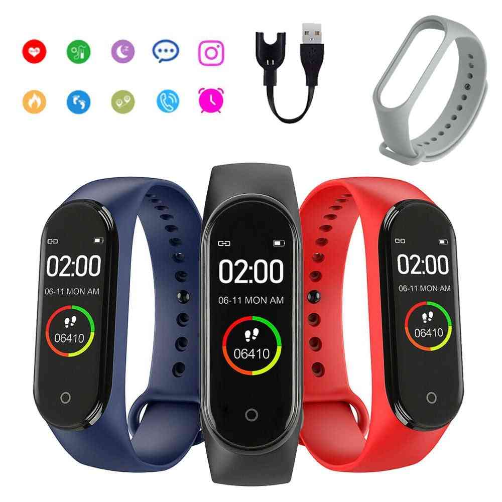 Color Screen Men's Electronic Couple Watch Heart Rate Monitor Message Reminder