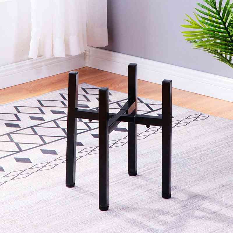 Metal Plant Stand With Adjustable Width For Corner Display