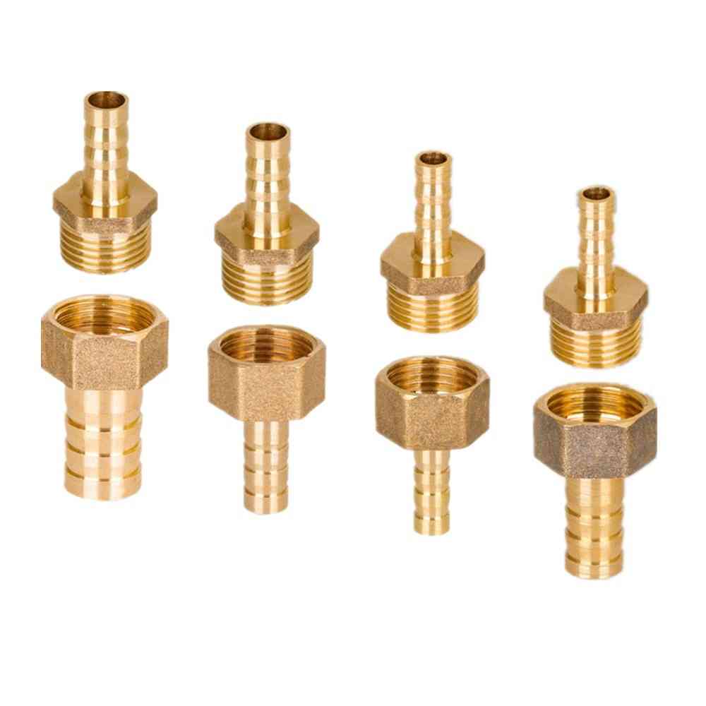 Brass Pipe Fitting- Hose Barb Tail  Bsp, Male Female Connector, Joint Copper Adapter