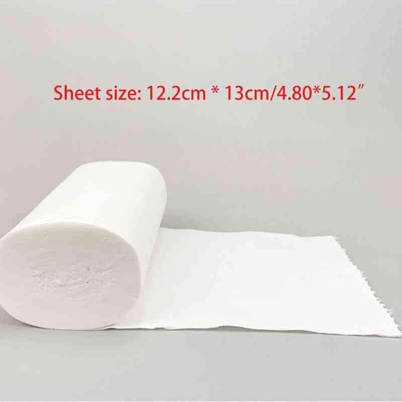 Papier hygiénique, doux et résistant, feuilles de papier hygiénique à 4 épaisseurs.