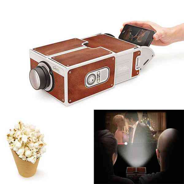 3D kartónový mini projektor pre smartfóny