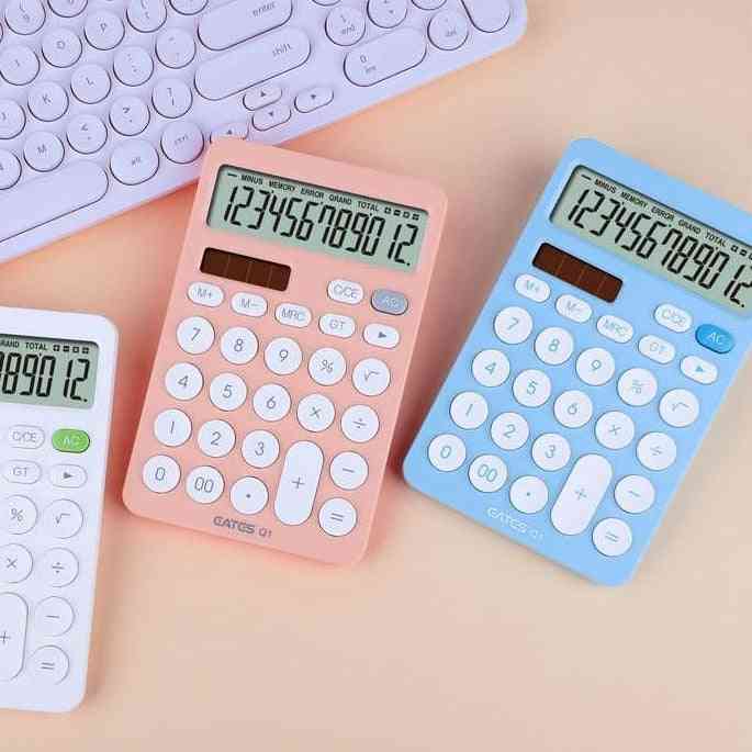 Calcolatrice da scrivania finanziaria con tasti grandi a 12 cifre