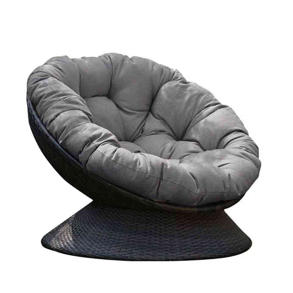 Outdoor Circular Swivel Chair Leisure Single Sofa