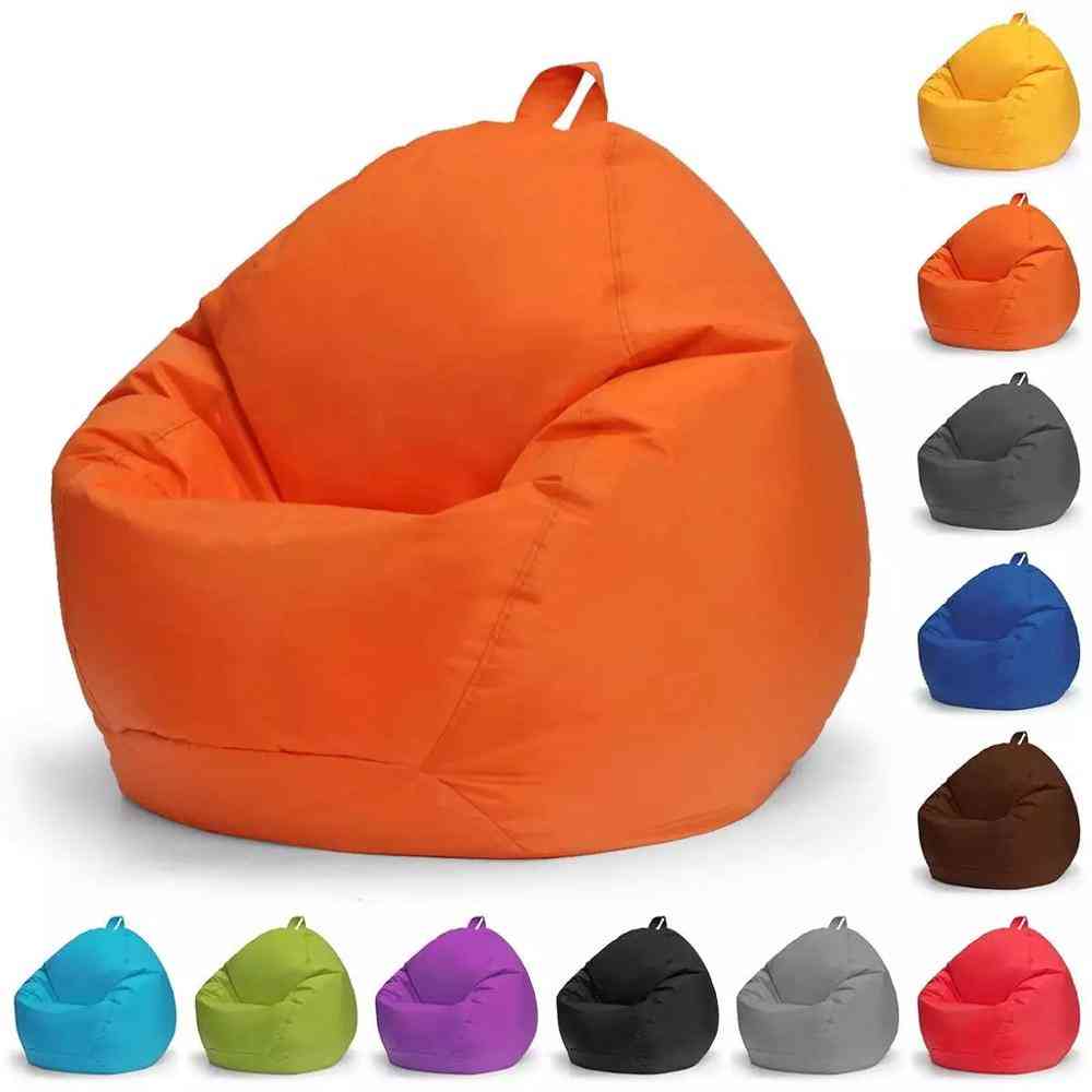 Lazy Beanbag Sofas Cover Chair No Filler 420d Oxford Waterproof