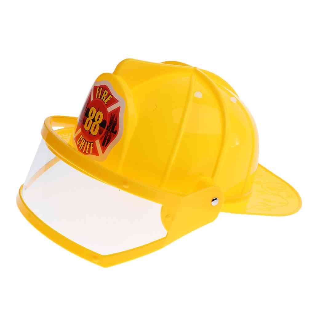 Fireman Helmet- Firefighter Hat, Fancy Dress Accessories