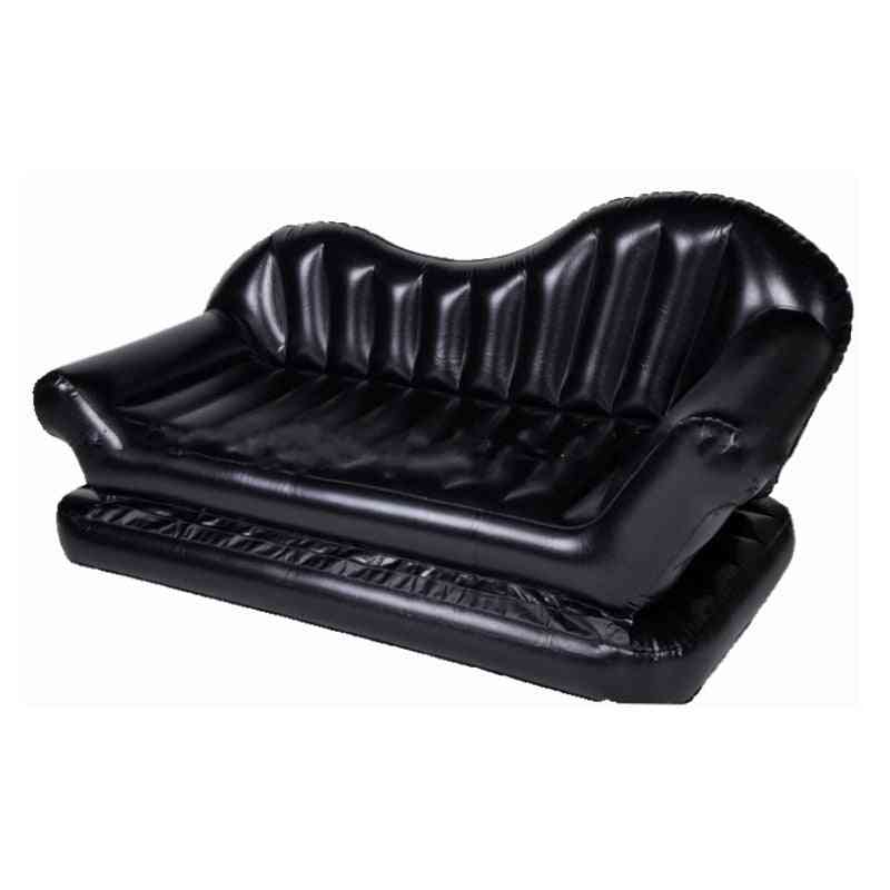 5 In 1 Leather Inflatable Double Sofa Bed