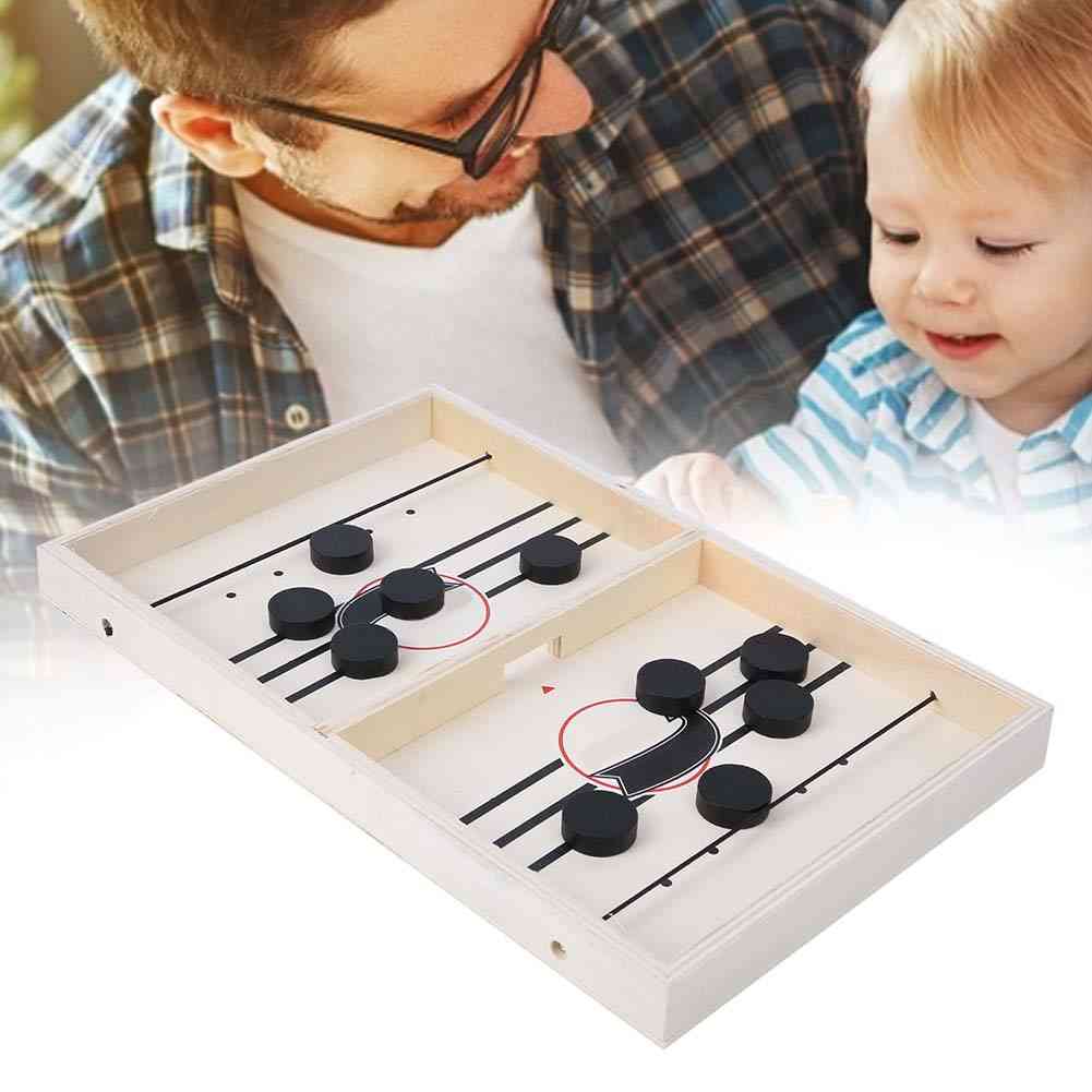 Family Games, Table Hockey, Catapult Chess Parent-child Interactive Toy, Fast Sling Puck Game For