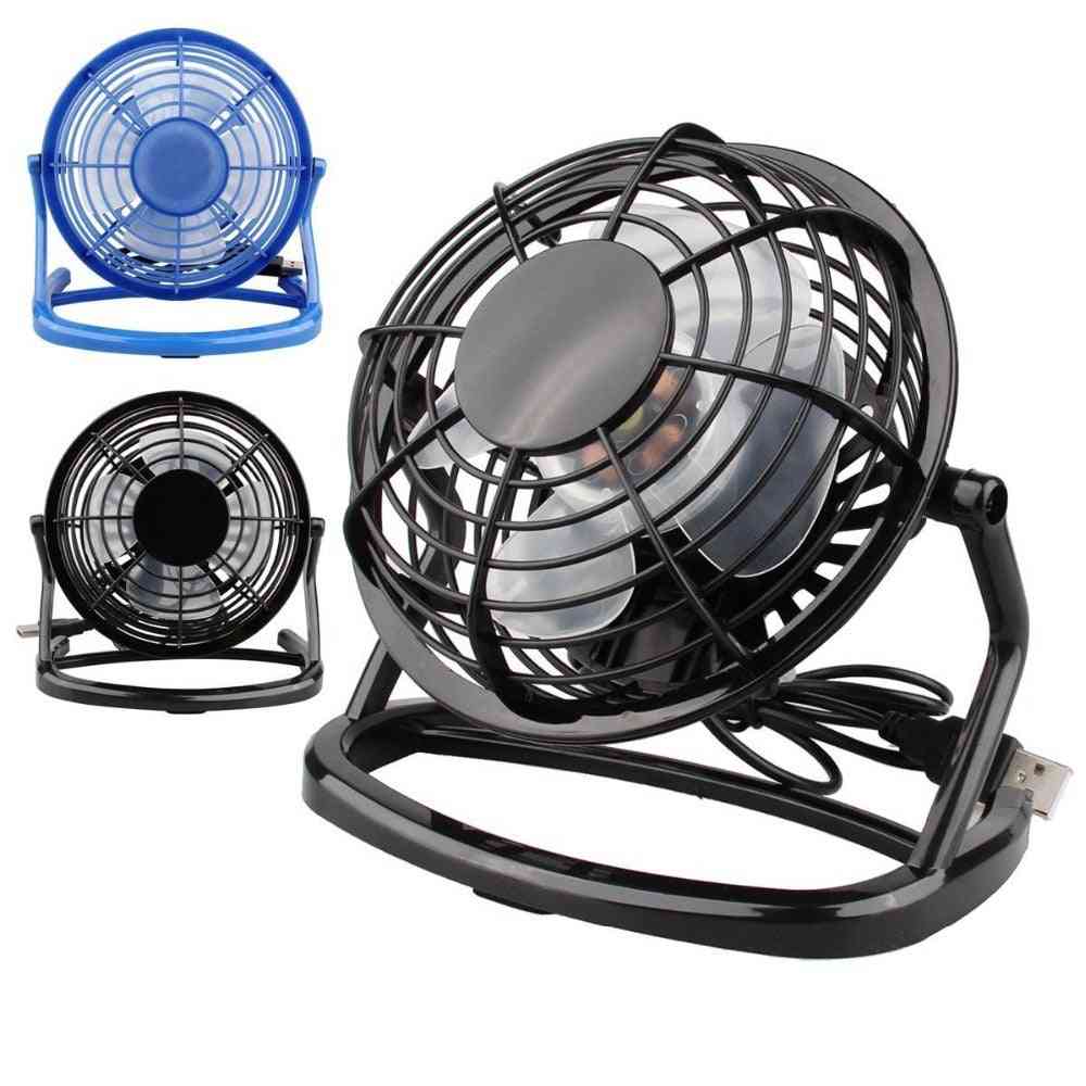 Portable- Small Desk, Usb Cooler Cooling Fan For Pc / Laptop