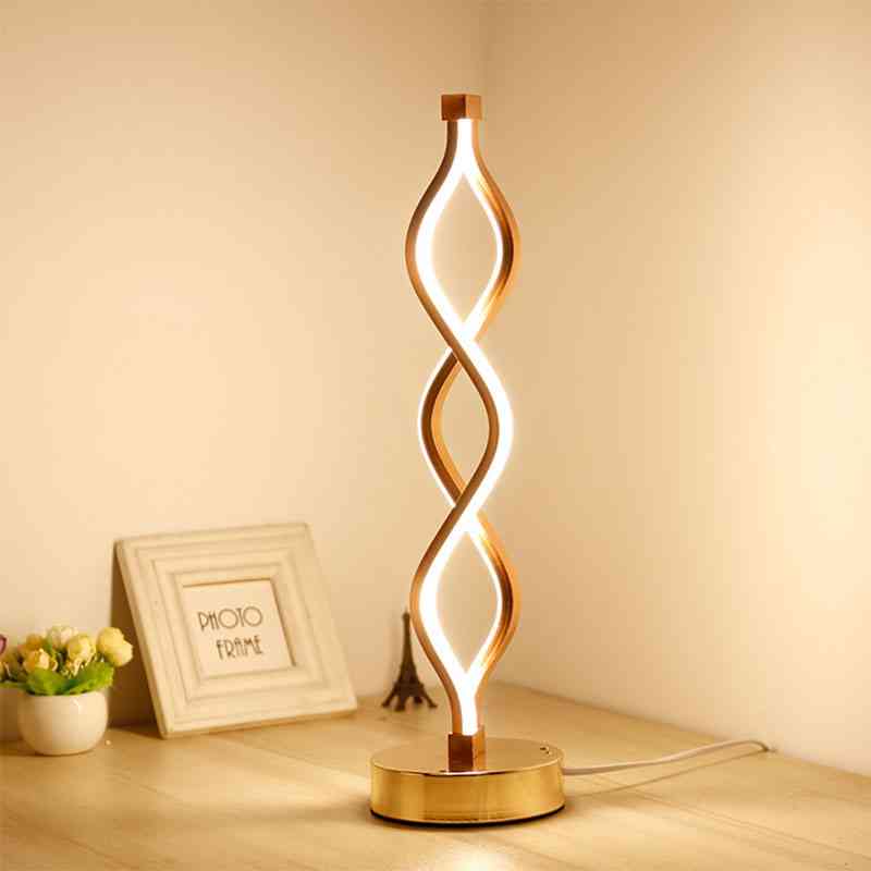 Led Table Light Design, Acrylic Art Table Lamps For Bedroom Bedside Lamp Decoration.