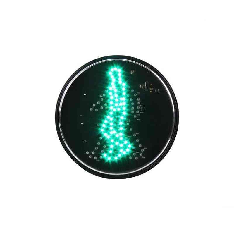 200 mm -es zöld ember ébresztett LED -es közlekedési jelzőmodul zebrán