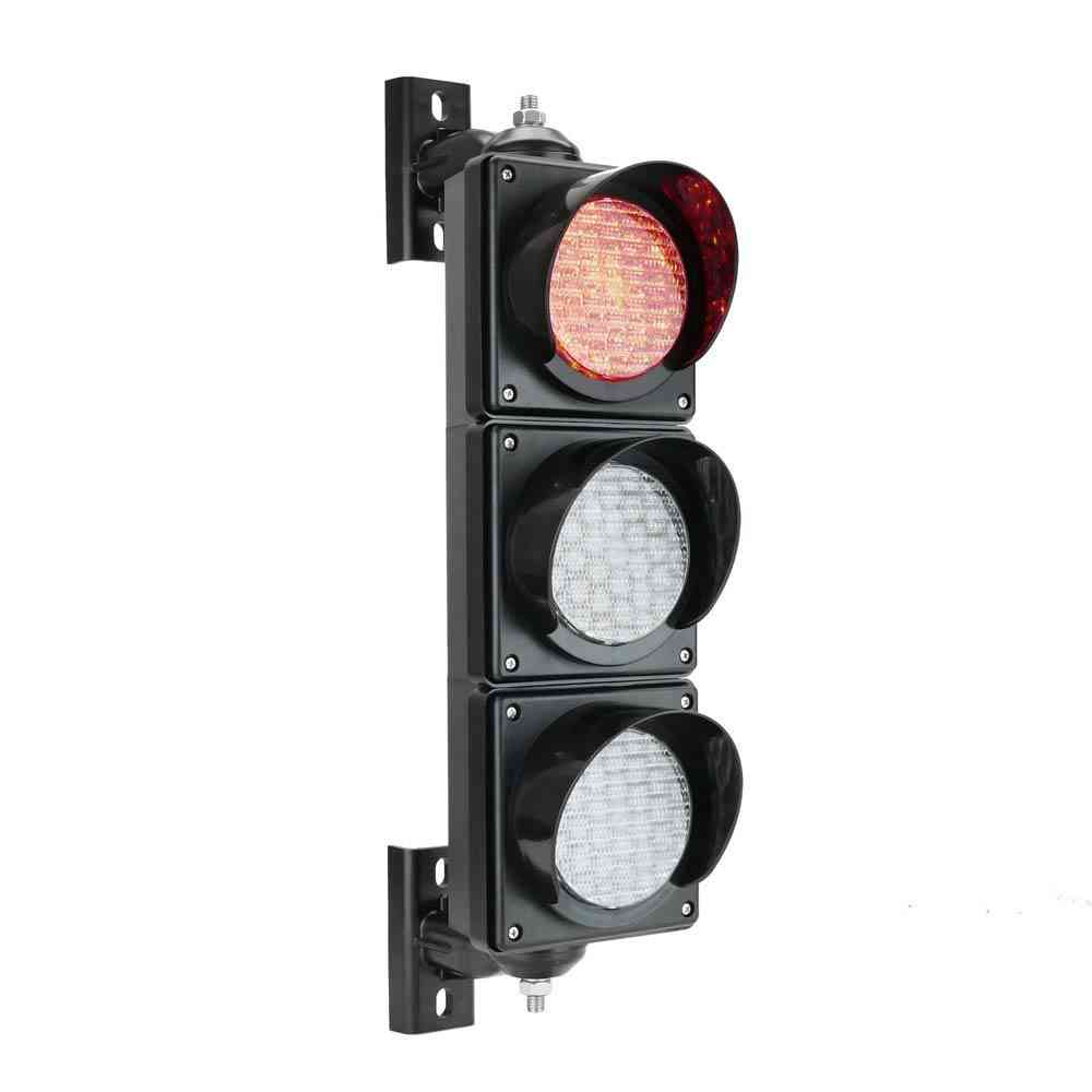 Kiváló minőségű 100 mm -es háromszínű piros sárga zöld LED -es közlekedési lámpák