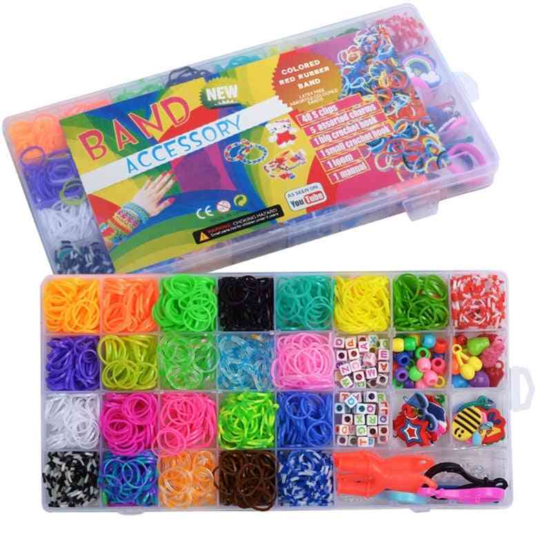 Kid Multi-functional Classic Practical Rainbow Rubber Bands Set .