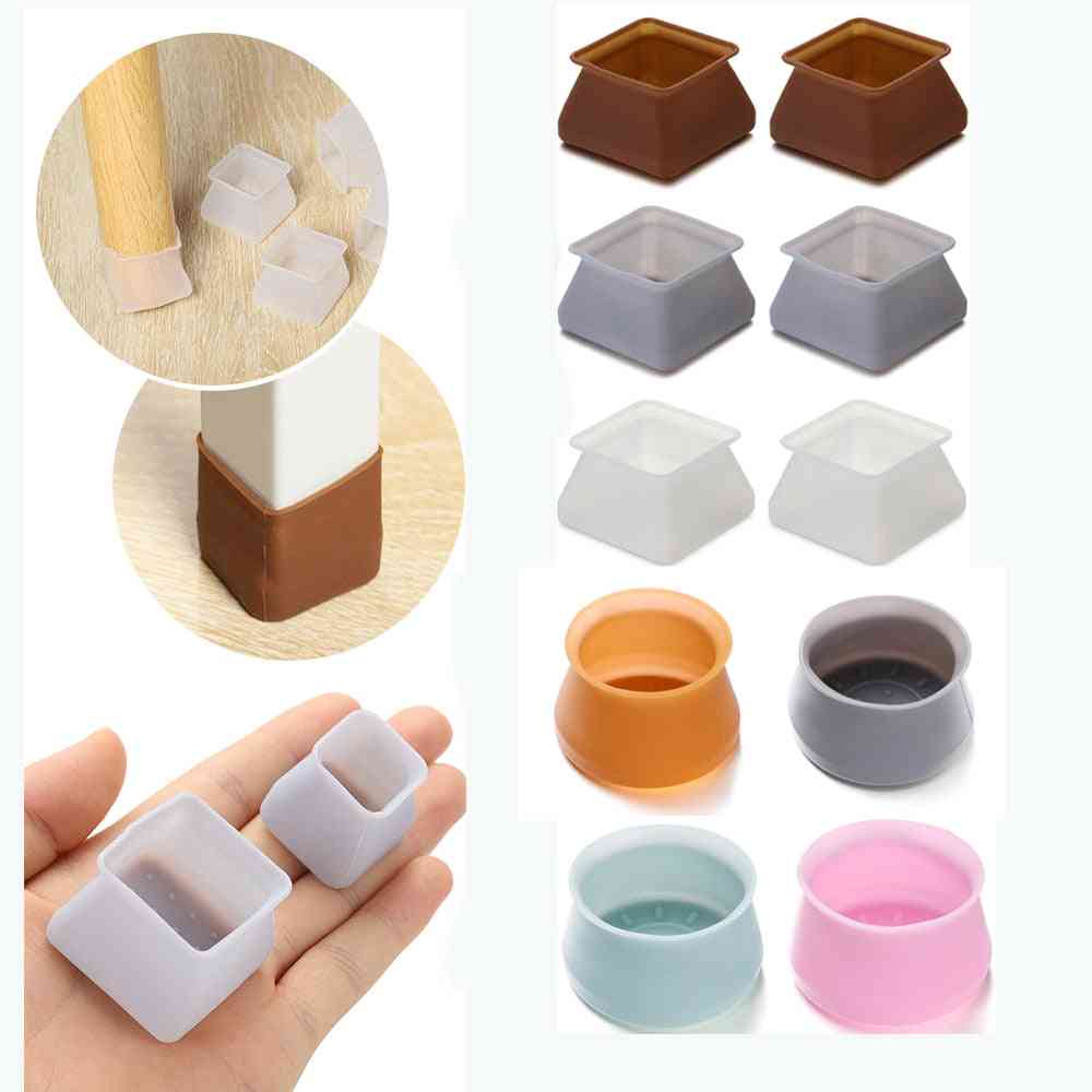 Silicone Furniture Leg Caps / Cover Feet Pads For Floor Protectors