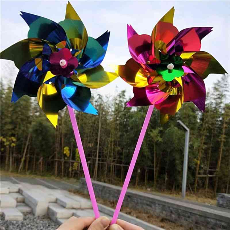 Plastic Windmill, Pinwheel, Spinner Kids Toy, Garden, Lawn Party Decor For,, Baby Pinwheels