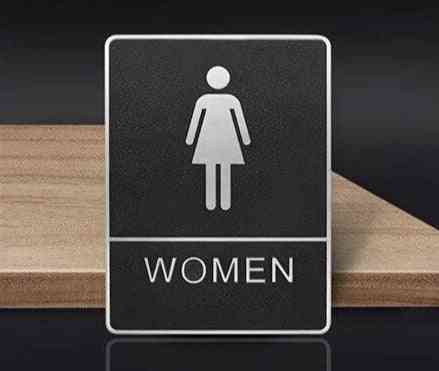 Men's And Women's- Creative Toilet, Wall Sign Decor, Doorplate