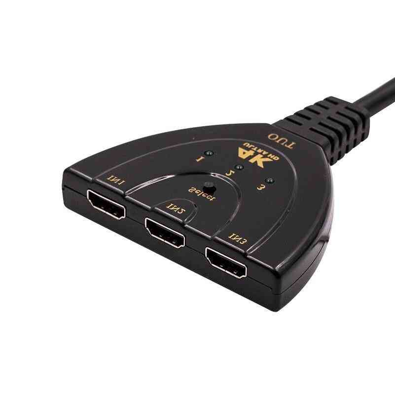 1080p 3 In 1 Out Port Hub Hdmi Splitter
