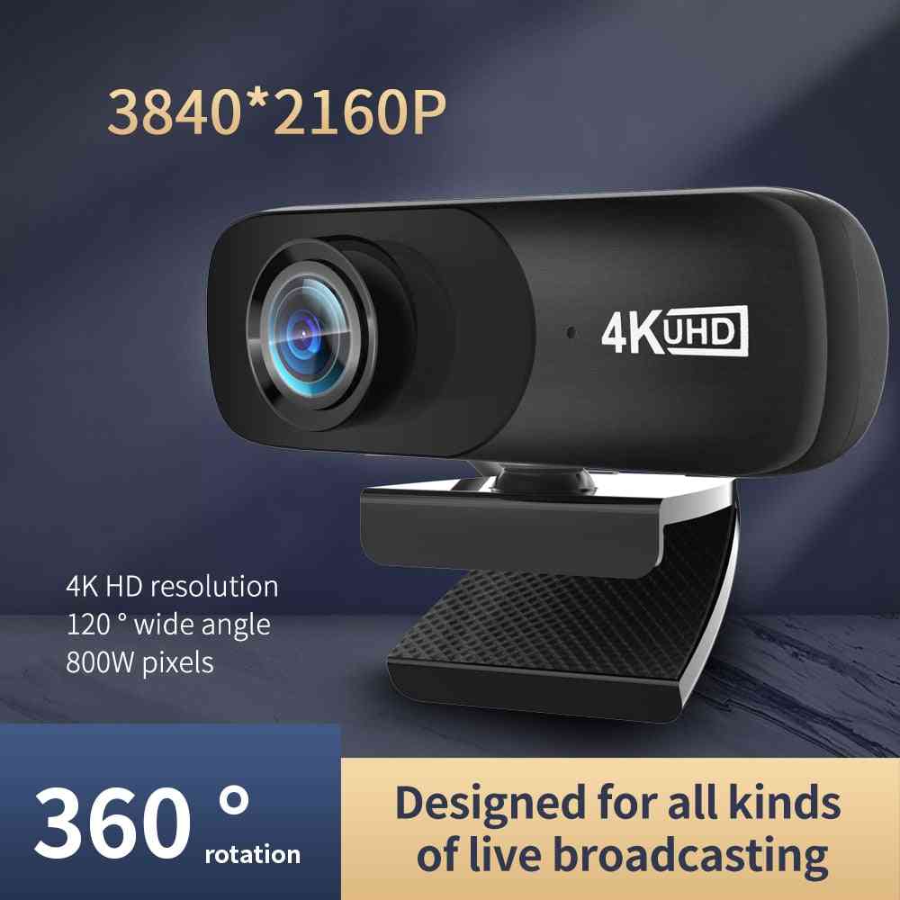800w Pixels 120° Wide Angle Web Camera With Microphone