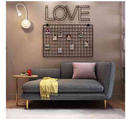Web célébrité budget art de tissu nordique ins canapé pour petite chambre de location d'appartement