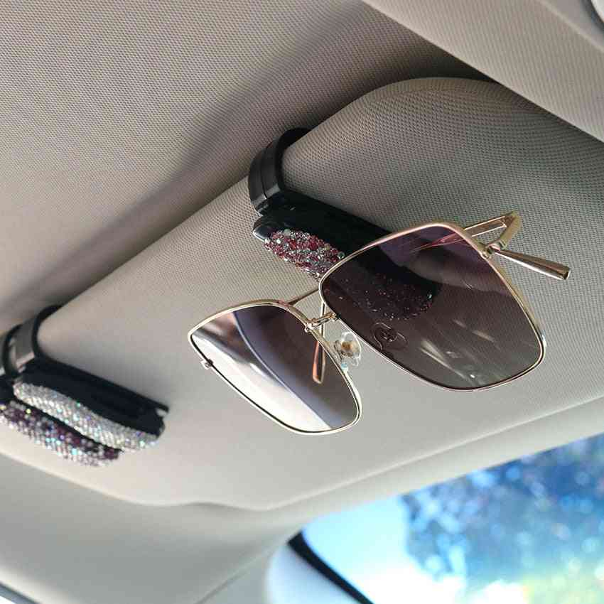 Pare-soleil lunettes support bill décoration clip