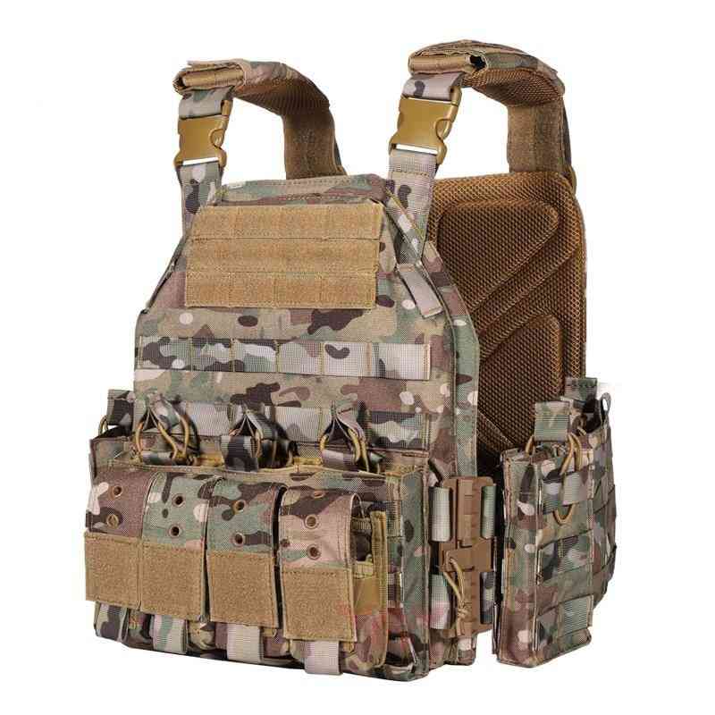 Adjustable- Plate Carrier Tactical, Outdoor Hunting, Protective Vest