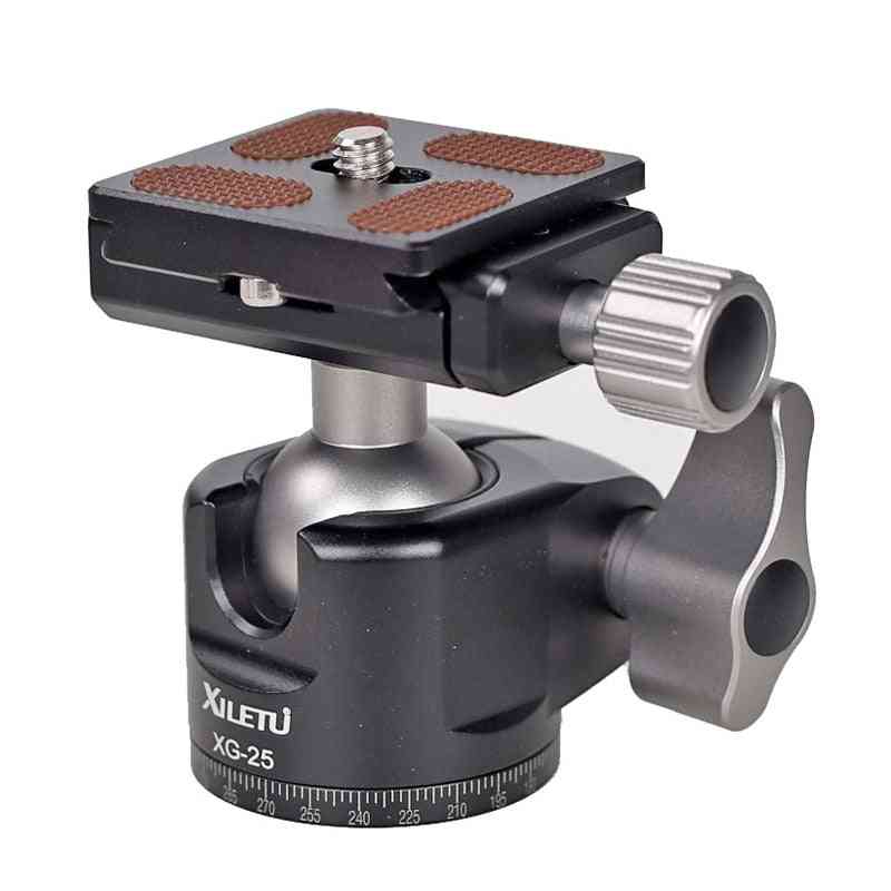 Camera Panoramic Tripod Ball Head, Quick Release,  Mount Aluminum Alloy, With Screw