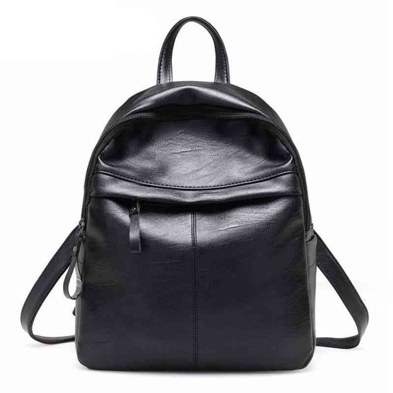 Fashion Leather Women Backpack School Backpacks