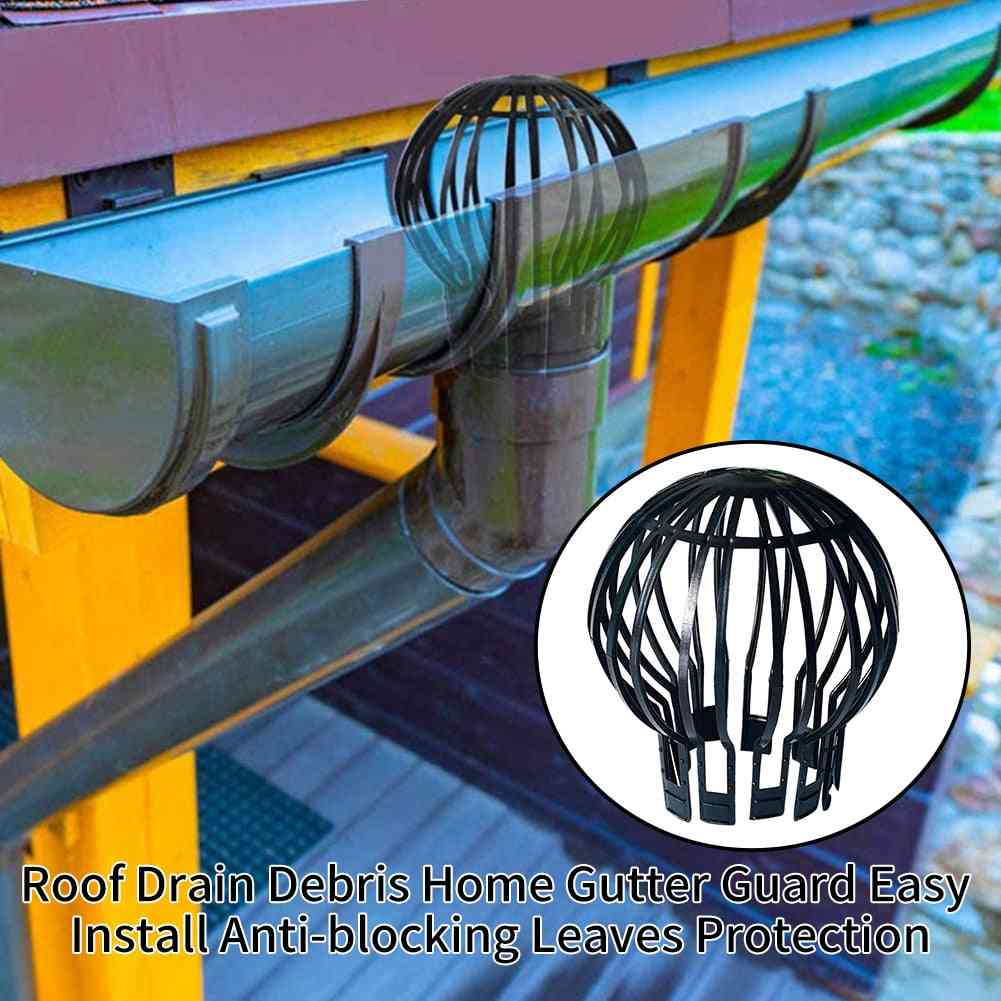 Leaves Protection Roof Drain, Garden Filter, Home Pp Outdoor Gutter Guard, Downpipe Strainer, Anti-blocking