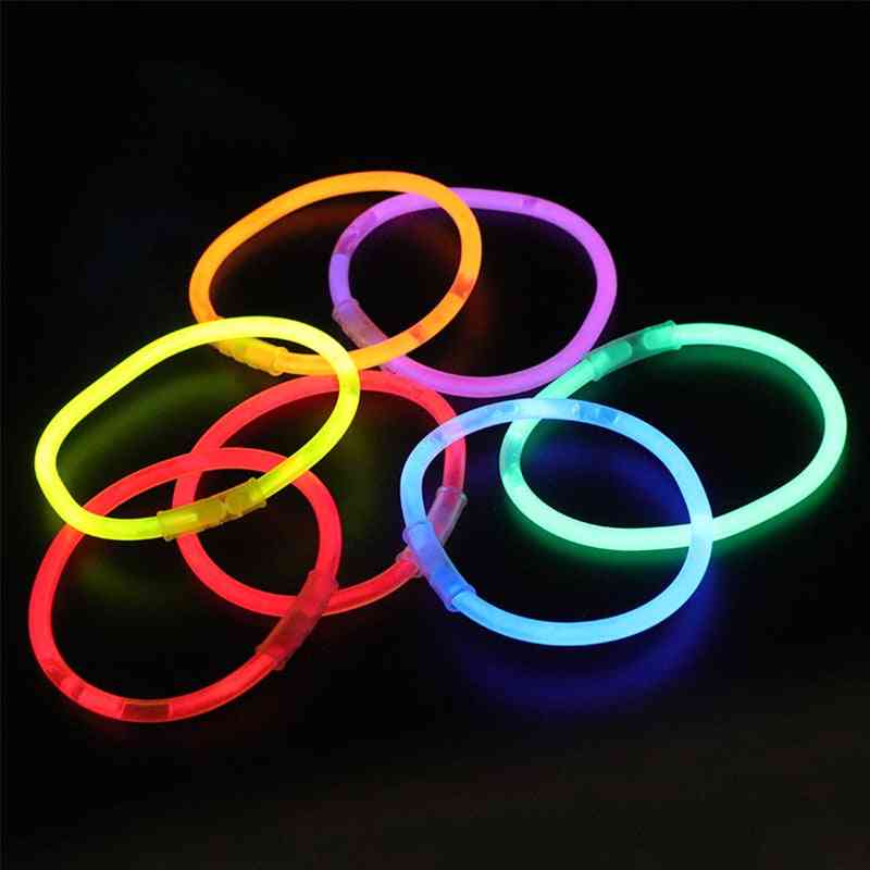 Party Fluorescence Light Glow Sticks Bracelets Necklaces Neon For Wedding Party.
