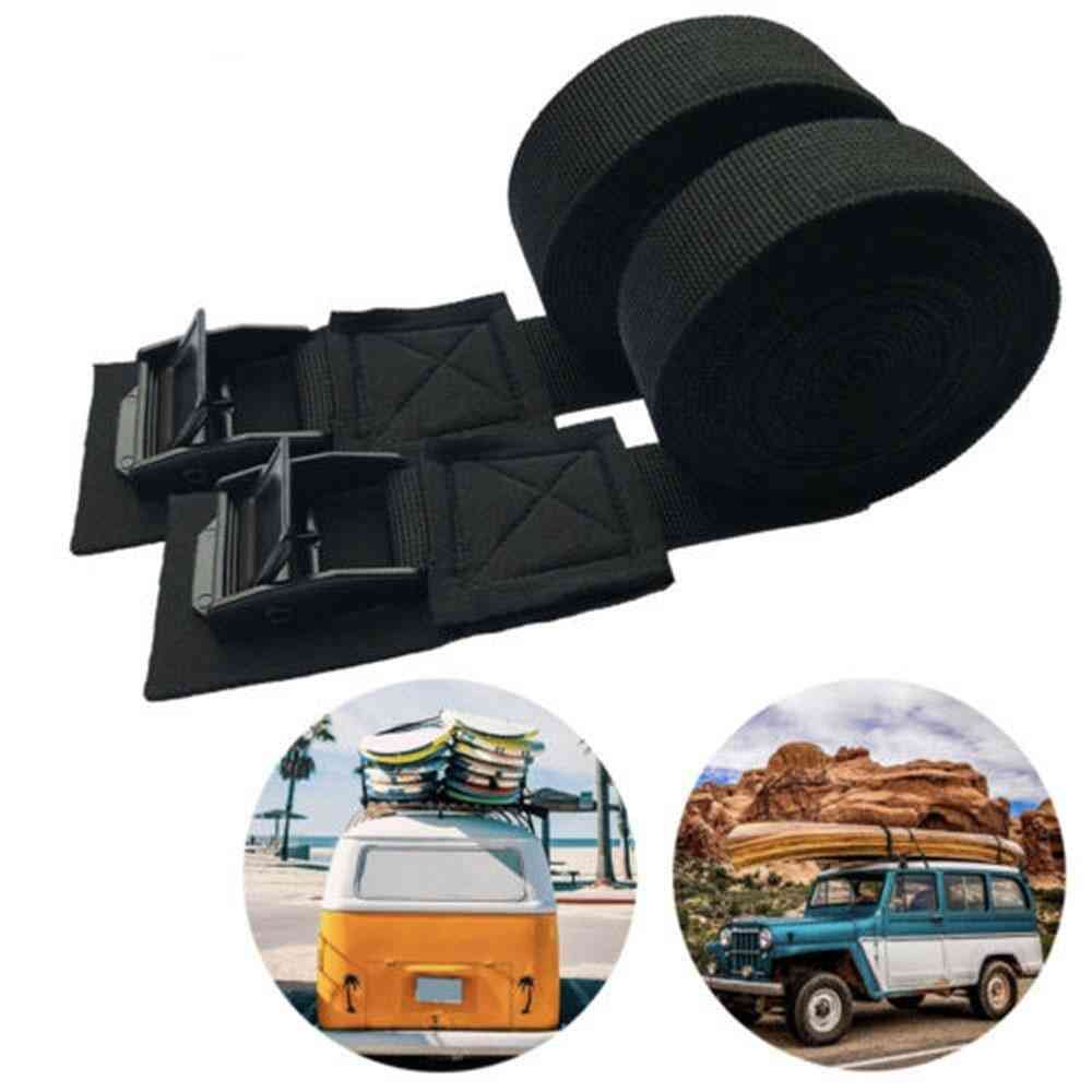 1 Pair Straps 9.8 Ft Car Roof Rack Buckle Lashing Luggage