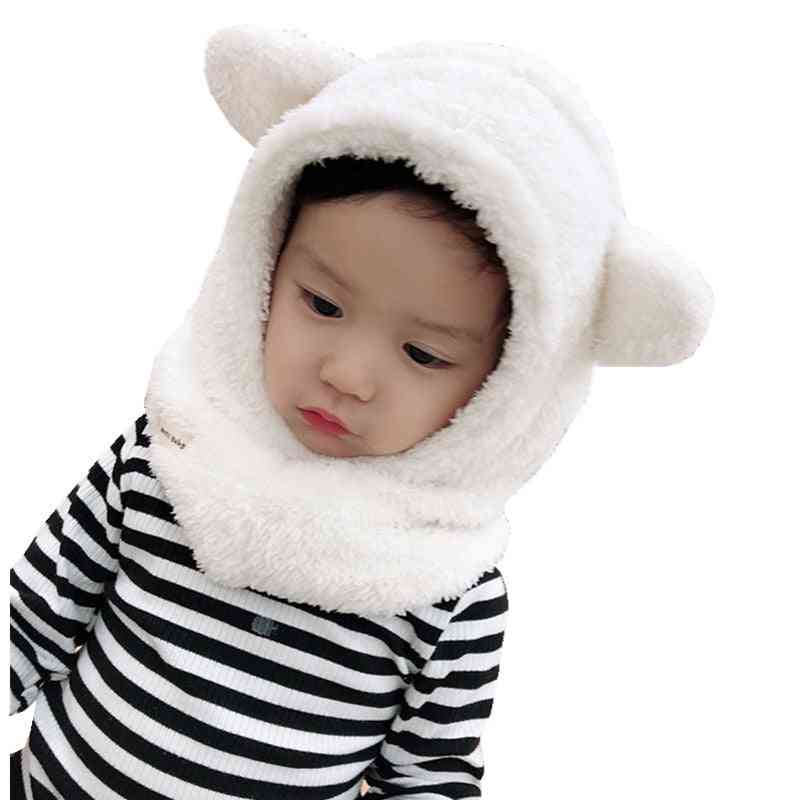 Children Hooded Hats, Thickened Ear Cap
