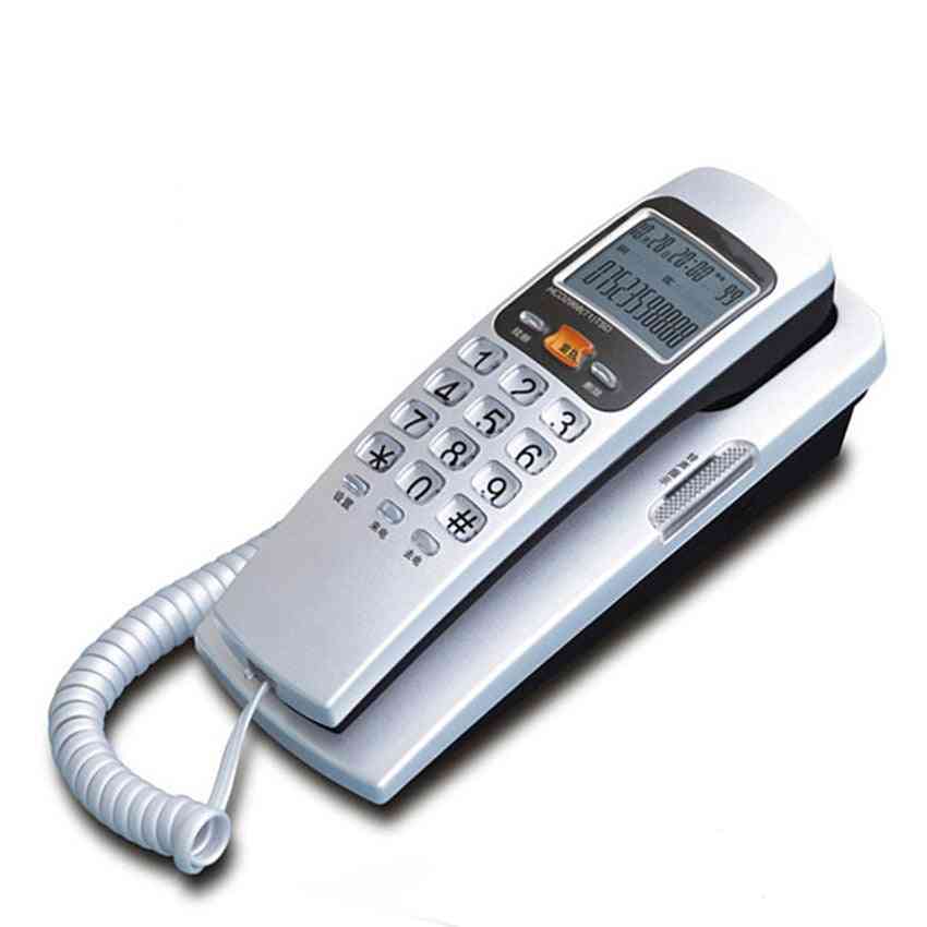 Fashion Corded Phone Landline Telephone With Fsk / Dtmf Caller