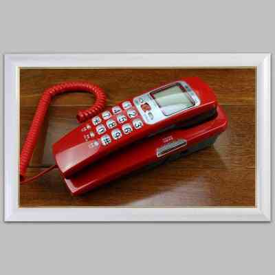 Fashion Corded Phone Landline Telephone With Fsk / Dtmf Caller