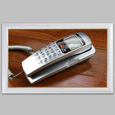 Téléphone filaire mode téléphone fixe avec appelant fsk/dtmf