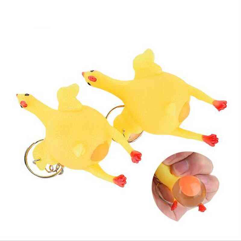 Funny Gadgets Antistress Squeeze Laying Egg Chicken