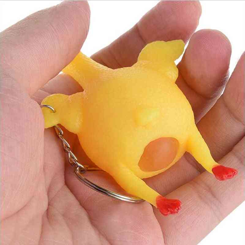 Funny Gadgets Antistress Squeeze Laying Egg Chicken