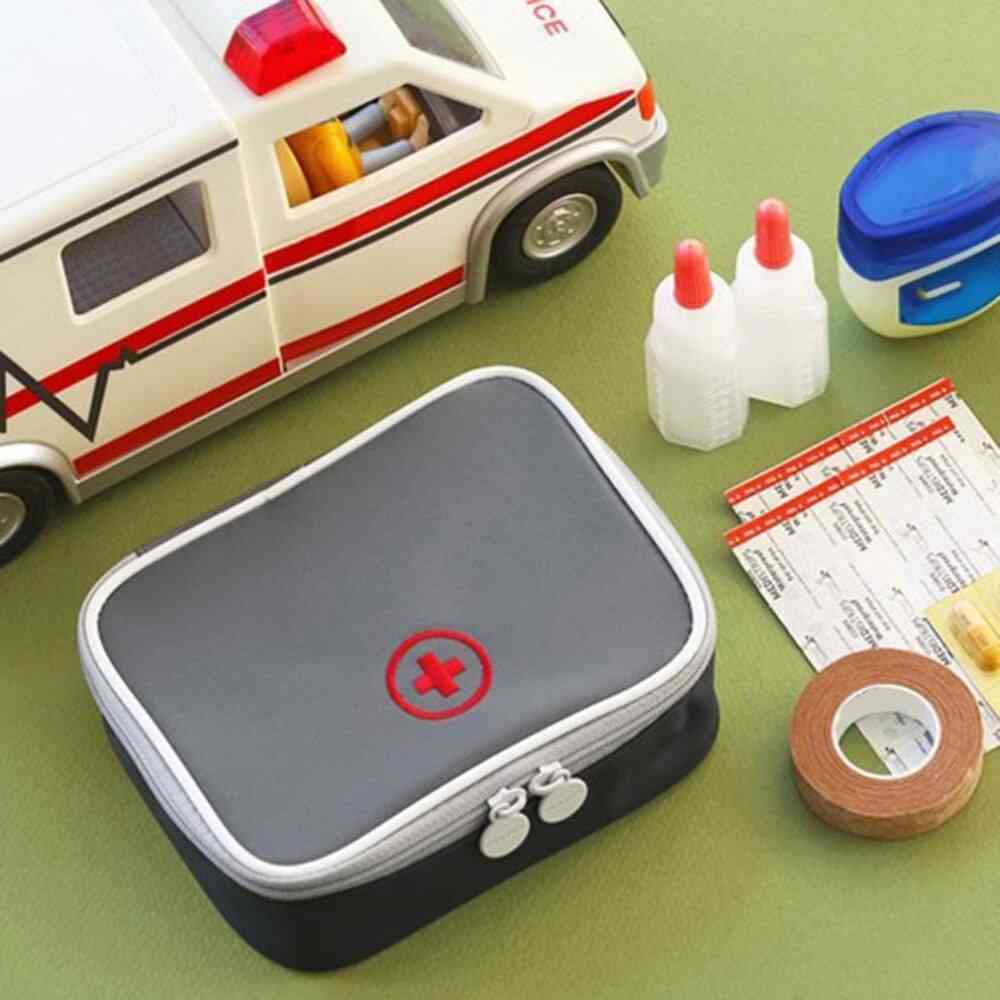 Mini førstehjelpssett utendørs, bærbar reisepose