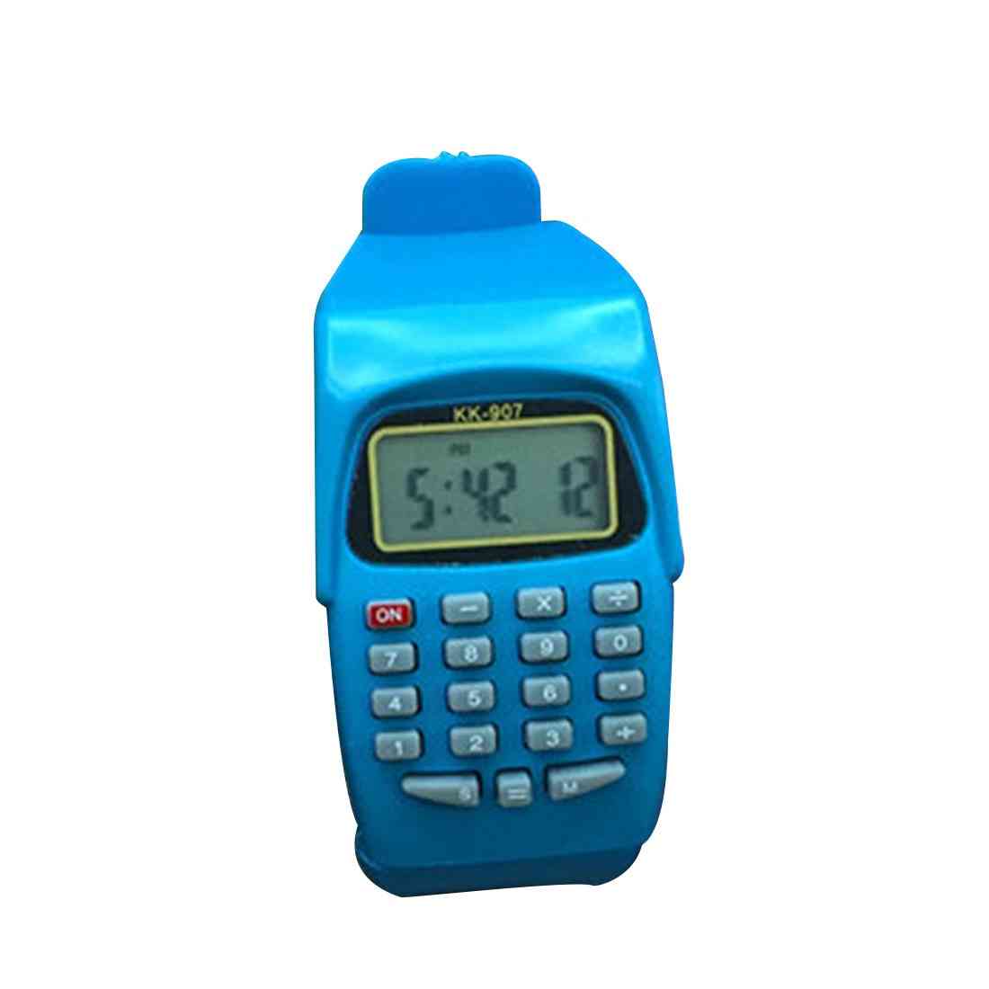 Colorful Digital Calculator With Led Watch