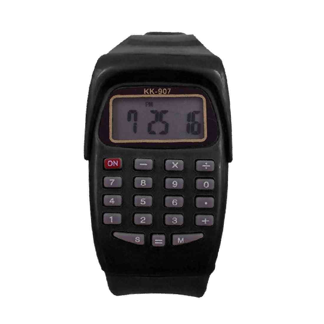 Colorful Digital Calculator With Led Watch