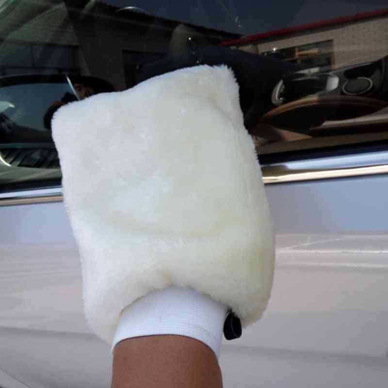 Wool Soft Car Washing Gloves