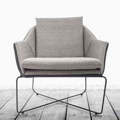 Louis fashion cafè sedie nordico singolo per il tempo libero divano moderno negozio conciso