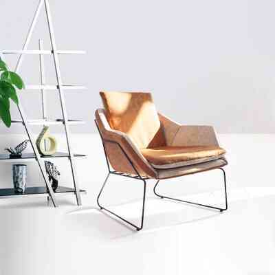 Louis fashion cafè sedie nordico singolo per il tempo libero divano moderno negozio conciso