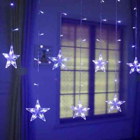 Led Curtain Garland On The Window String Light