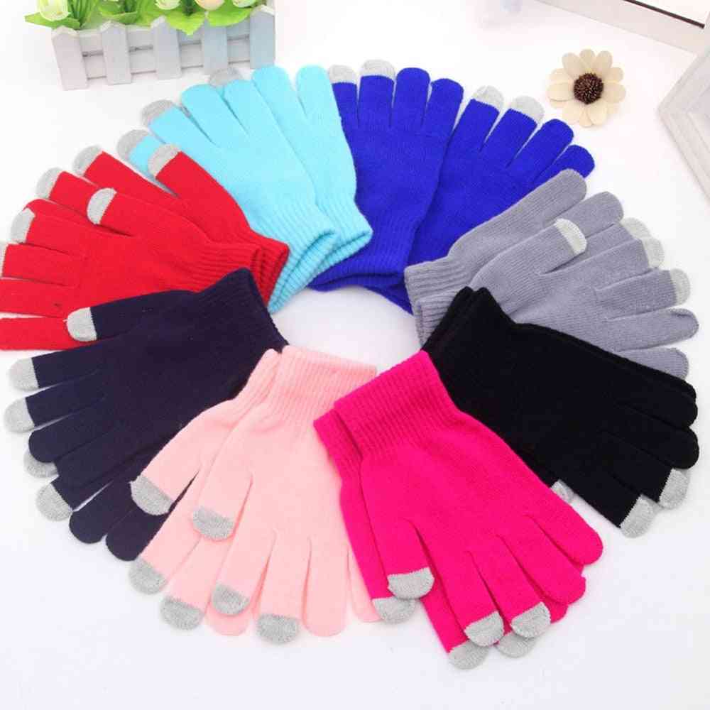 Girls Unisex Capacitive Mobile Phone Smartphone Texting Touchscreen Gloves