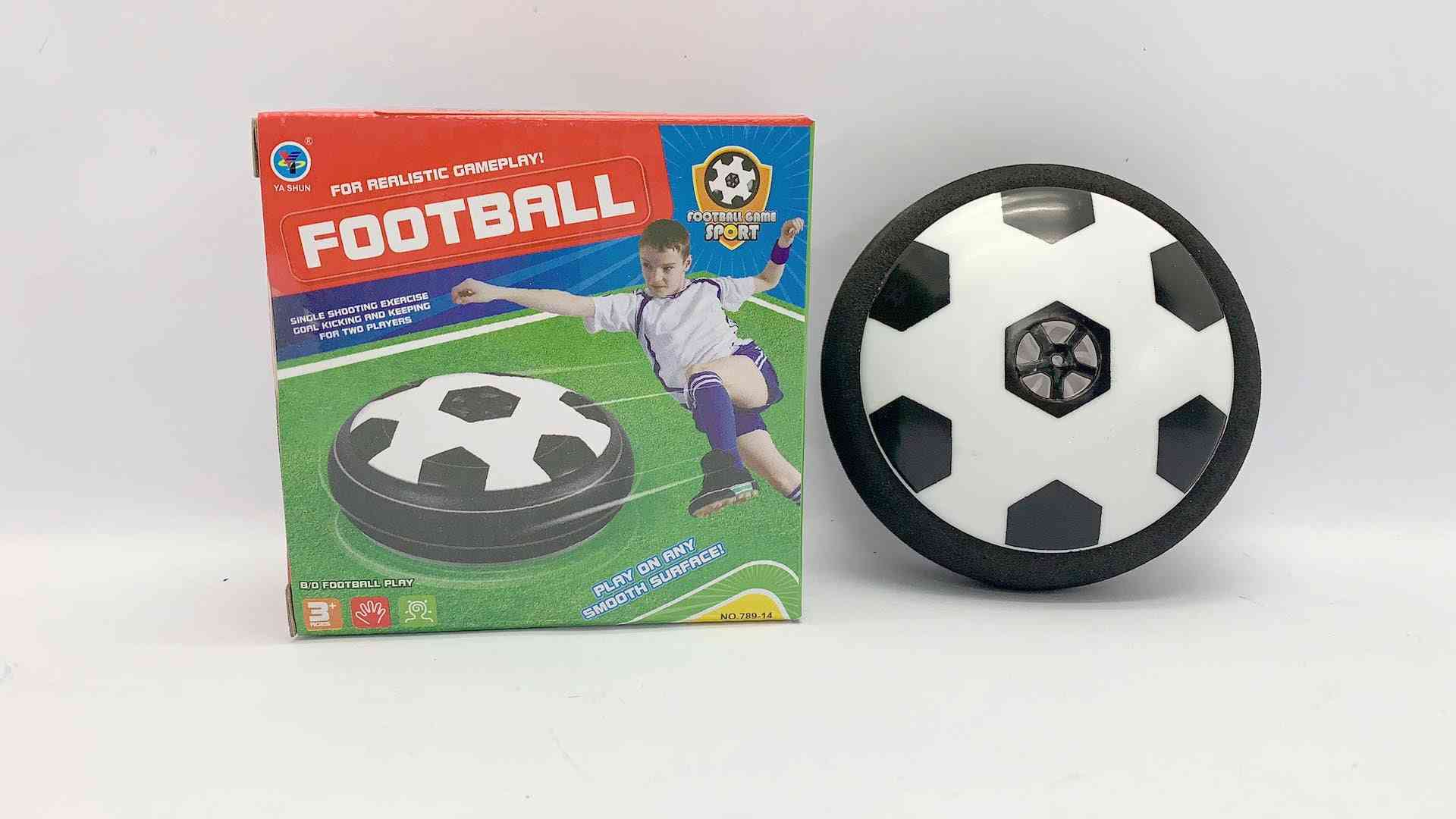 Vzduchom odpružený futbal, plávajúca hračka, malá vývojová hračka, vznášanie sa lopty, viacvrstvové halové kĺzanie