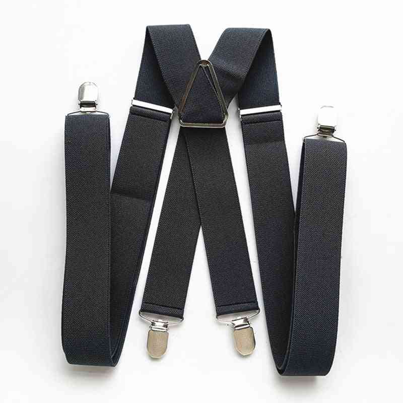 Suspender Adjustable Elastic Clips On Pants Braces Belts