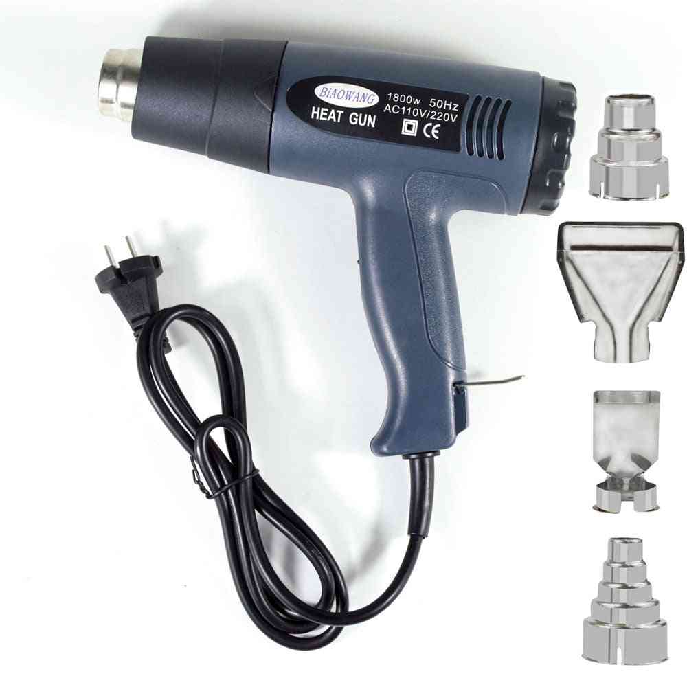 Hair Dryer For Heat Shrinkage Adjustable Temperature Power Tool