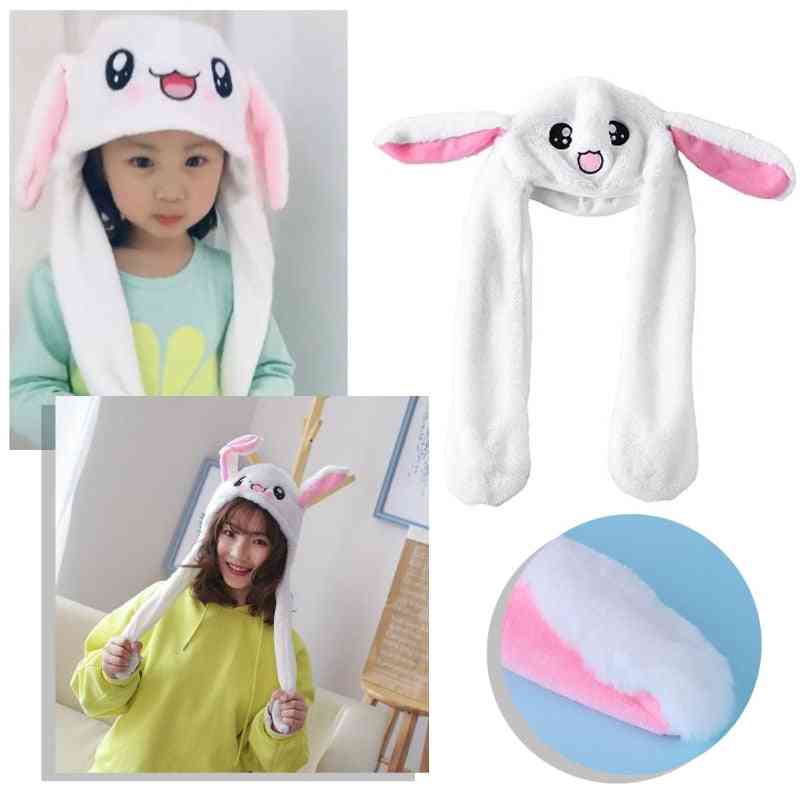 Magic Rabbit Hat With Moving Ear Plush Toy, Kids, Party Photo