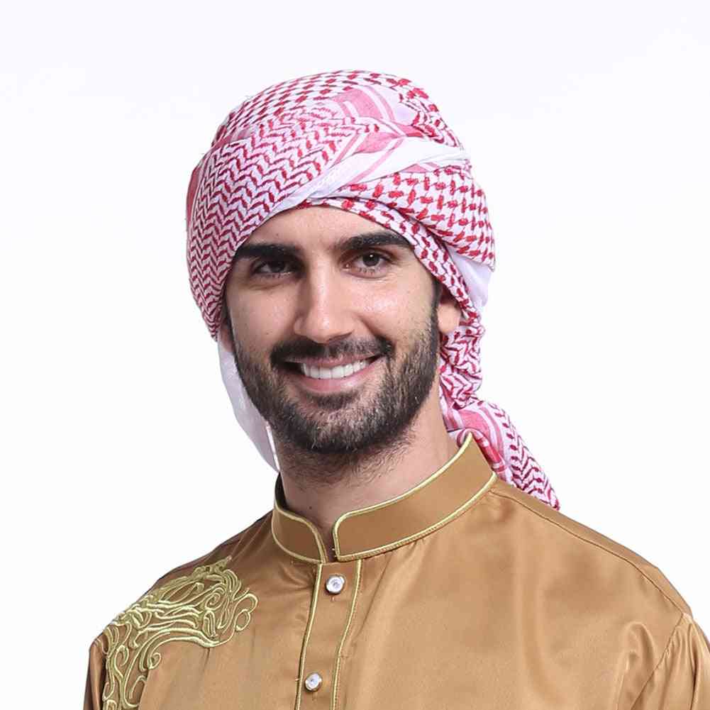 Copricapo musulmani uomini adulti sciarpa testa araba