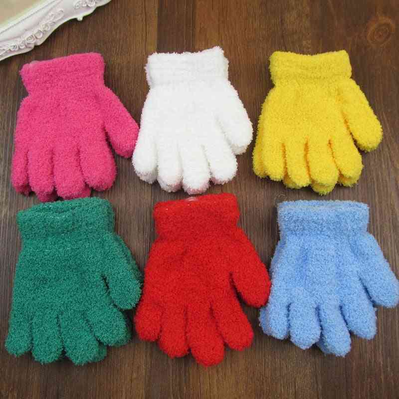 Otroške rokavice s prsti na rokah rokavice topla zima